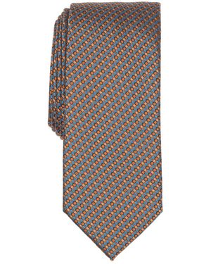 Alfani Harborview Geometric Tie - Brown