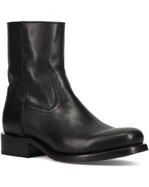Frye Campus Inside Side-zipper Ankle Boots - Black