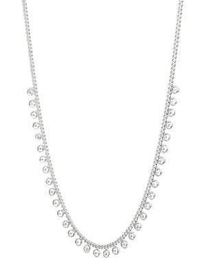 Giani Bernini Primavera Sterling Cubic Zirconia Necklace - White