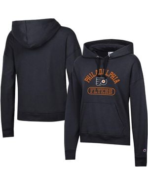 Champion Philadelphia Flyers Arched Pill Box Hoodie - Blue