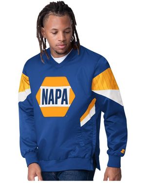 Starter Chase Elliott Napa Striker I V-neck Pullover Jacket - Blue