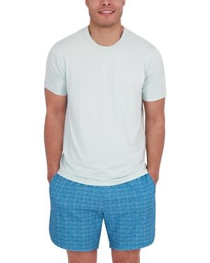Spyder Short Sleeve Drop Needle Crewneck Swim Shirt - White