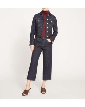 UNIVERSAL STANDARD Plus Size Kelsey Denim Jacket - Blue