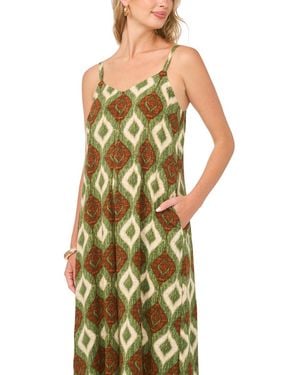 Vince Camuto V-neck Flared Jumpsuit - Green