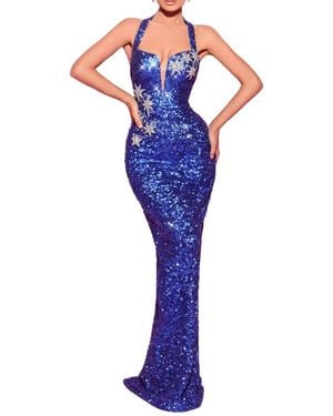 Tarik Ediz Vienna Dress - Purple