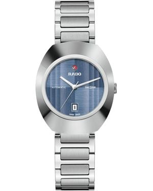 Rado Swiss Automatic Diastar Original Stainless Steel Bracelet Watch 30mm - Blue