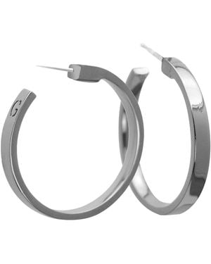 Guess Tone 1 1/2" Large Hoop Earrings - Multicolor