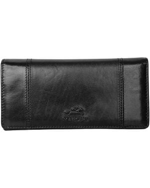 Mancini Pelle D'oro Rfid Secure Trifold Wallet - Black