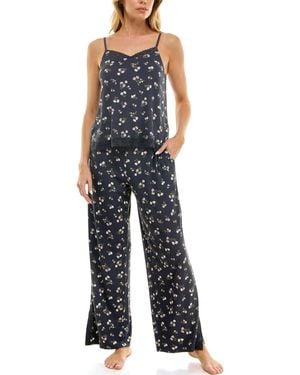 Roudelain 2-piece Pull On Cami Top And Pants Set - Blue