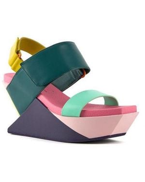 United Nude Delta Wedge Sandal - White