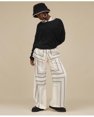 UGG Novalie Slouchy Boat Neck Lounge Top - Natural