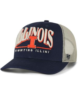 '47 Illinois Fighting Illini Arid Adjustable Trucker Hat - Blue