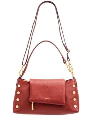 Hammitt Hammit Vip Small High Shine Leather Satchel - Red