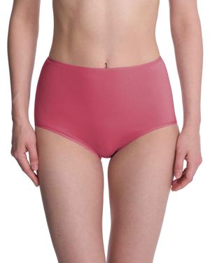 Natori Bliss Bare Cotton High-waist Brief Underwear 778346 - Pink