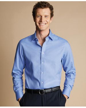 Charles Tyrwhitt Slim-fit Non-iron Royal Oxford Dress Shirt - Blue