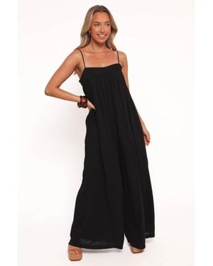 Petal & Pup Abegail Flowy Jumpsuit - Black