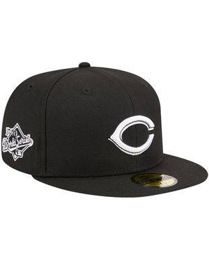 KTZ Cincinnati Reds Logo 59fifty Fitted Hat - Black