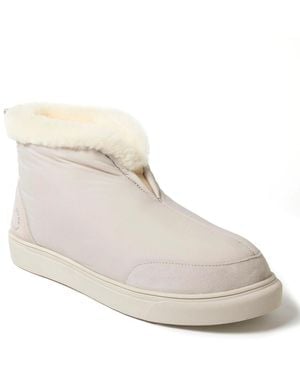 Dearfoams Fireside By Shearling Warm Up Bootie - Natural