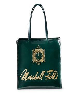Macy's Dani Accessories Marshall Field's Lunch Tote Bag - Green