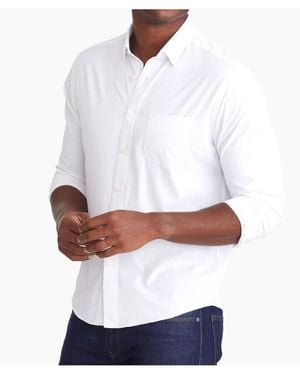 UNTUCKit Slim Fit Wrinkle-free Performance Gironde Button Up Shirt - White