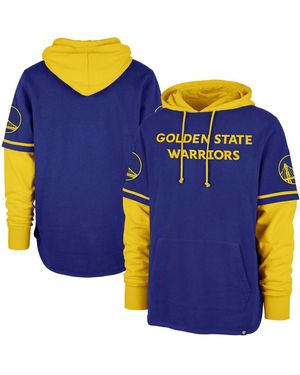 '47 Golden State Warriors Trifecta Shortstop Pullover Hoodie - Blue