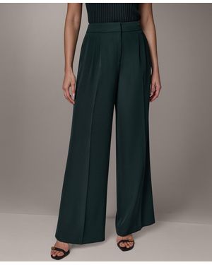 Donna Karan Mid-rise Wide-leg Pants - Blue