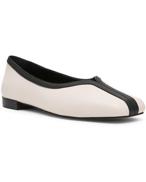 Steve Madden Dorelia Square Toe Flats - White