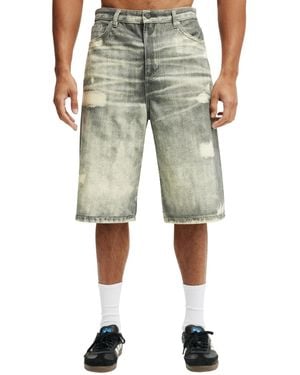 Cotton On Super baggy Jort Shorts - Green