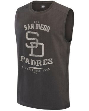 Darius Rucker Collection By Fanatics San Diego Padres Muscle Tank Top - Black