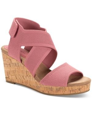 Style & Co. Sicilyy Wedge Sandals - Pink