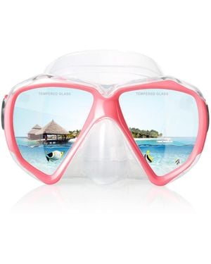 Gnuadz Snorkel Mask Panoramic Hd Anti-fog Tempered Glass