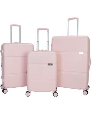 Jessica Simpson Sydney 3-pc. Hardside Spinner luggage Set - Pink
