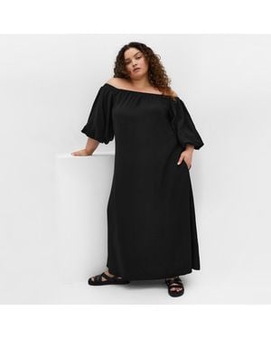 City Chic Plus Size Layla Maxi Dress - Black