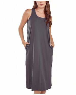 iCollection Soft Knit Tank Dress - Purple