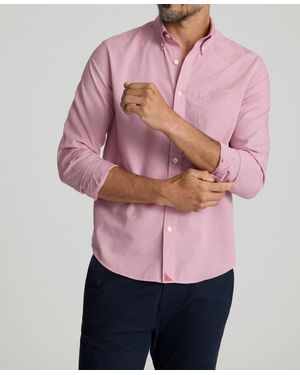 UNTUCKit Regular Fit Wrinkle-free Cadetto Button Up Shirt - Pink
