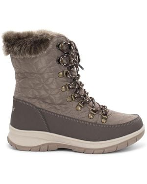 Chooka Belltown Mid Faux Fur Cold Weather Boot - Gray