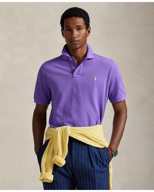 Polo Ralph Lauren Classic-fit Mesh Polo - Purple