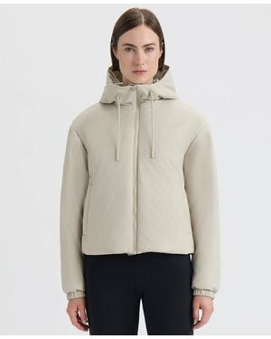 HUNTER Zip Up Puffer Jacket - Natural