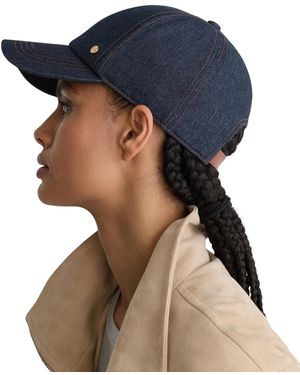 Reiss Denim Adjustable Baseball Cap - Blue