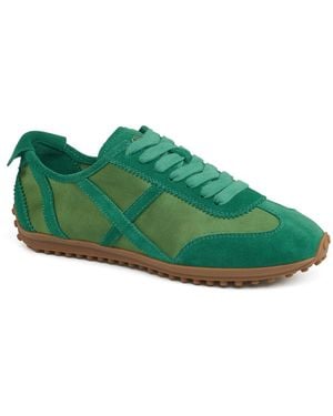 J/Slides Emily Suede Sneaker - Green