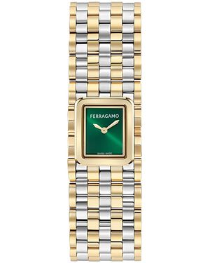 Ferragamo Stainless Steel Bracelet Watch 19mm - Metallic