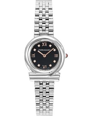Ferragamo Stainless Steel Bracelet Watch 28mm - Metallic
