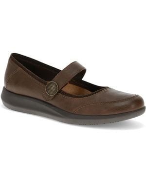 BareTraps Joesie Round Toe Mary Jane Flats - Brown