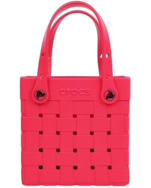 Crocs™ Small Woven Style Sbody Tote - Pink