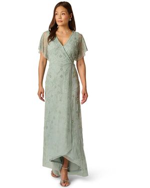 princess polly baby blue dress Adrianna Papell AP1E209131 - Long Chiffon A-Line Dress