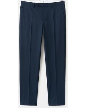 Mango Milan Slim-fit Suit Pants - Blue