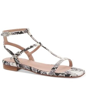 Bruno Magli Maya Studded Flat Sandals - Metallic