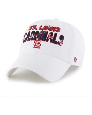 '47 St. Louis Cardinals Flower Power Clean Up Adjustable Hat - White