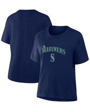 Fanatics Seattle Mariners Lockup Legacy T-shirt - Blue