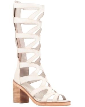 Vintage Foundry Loni Heel Sandal - White